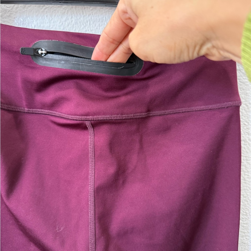 Split59 Wine Stripe Leggings Size S High Rise Workout Yoga Pants - Picture 6 of 7